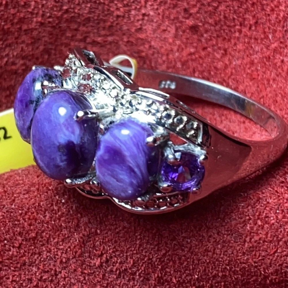 Solid Sterling Silver 925 Ring 9.5 Costume Jewelry Goth